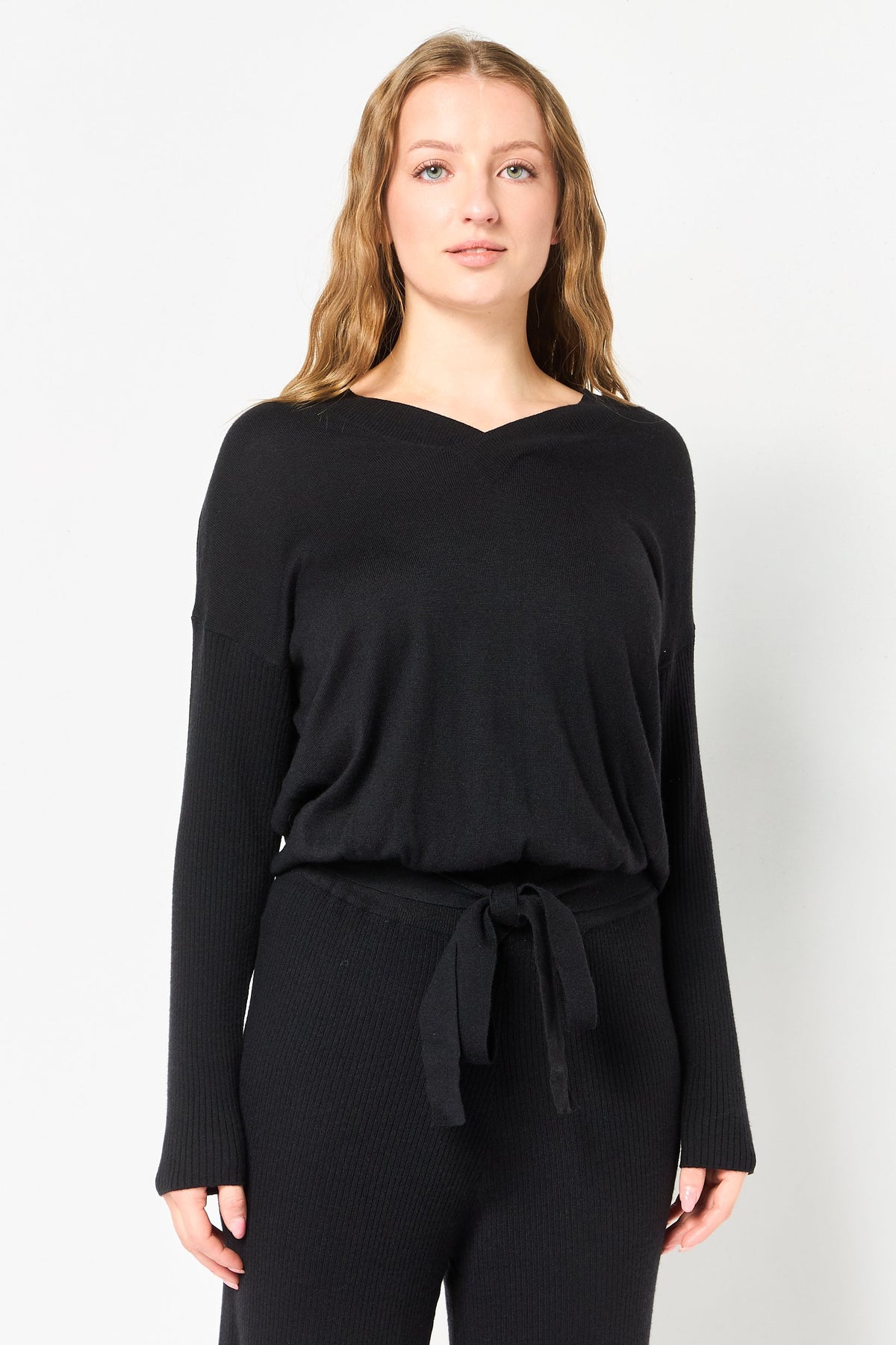 Textured Long Sleeve Top & Pant