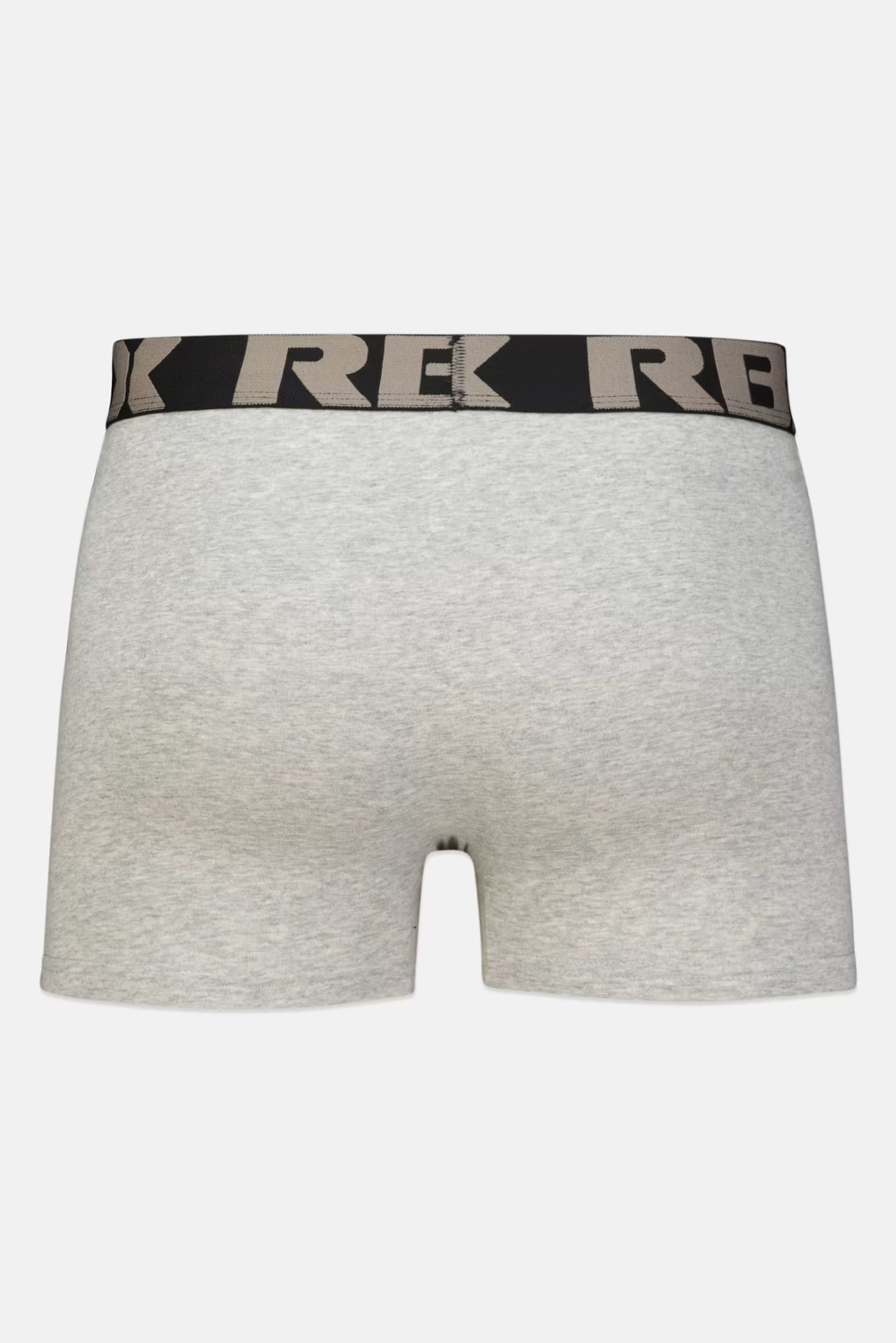 RBX, Men 3 Pack Plain Boxer Brief, Black/Grey/Navy
