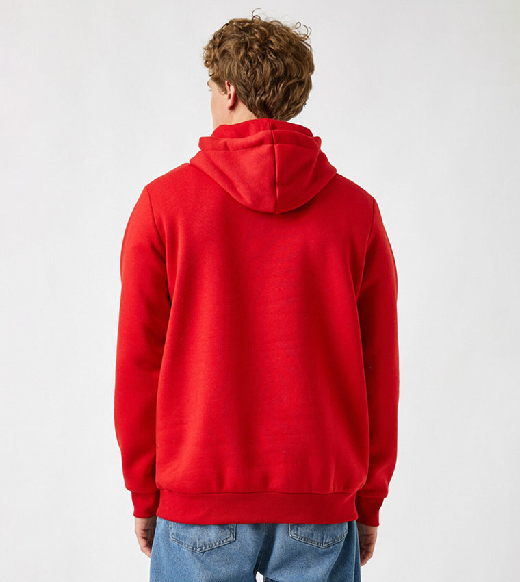 Koton, London Printed Hoodie Sweatshirt