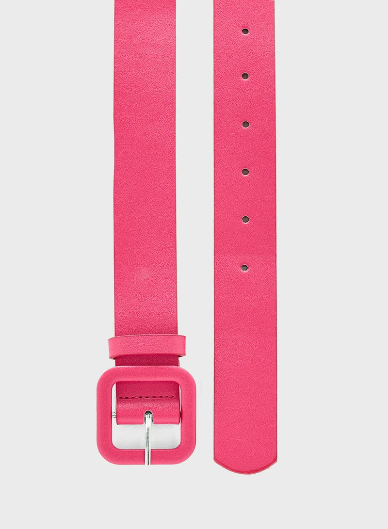 Square Buckle Belt