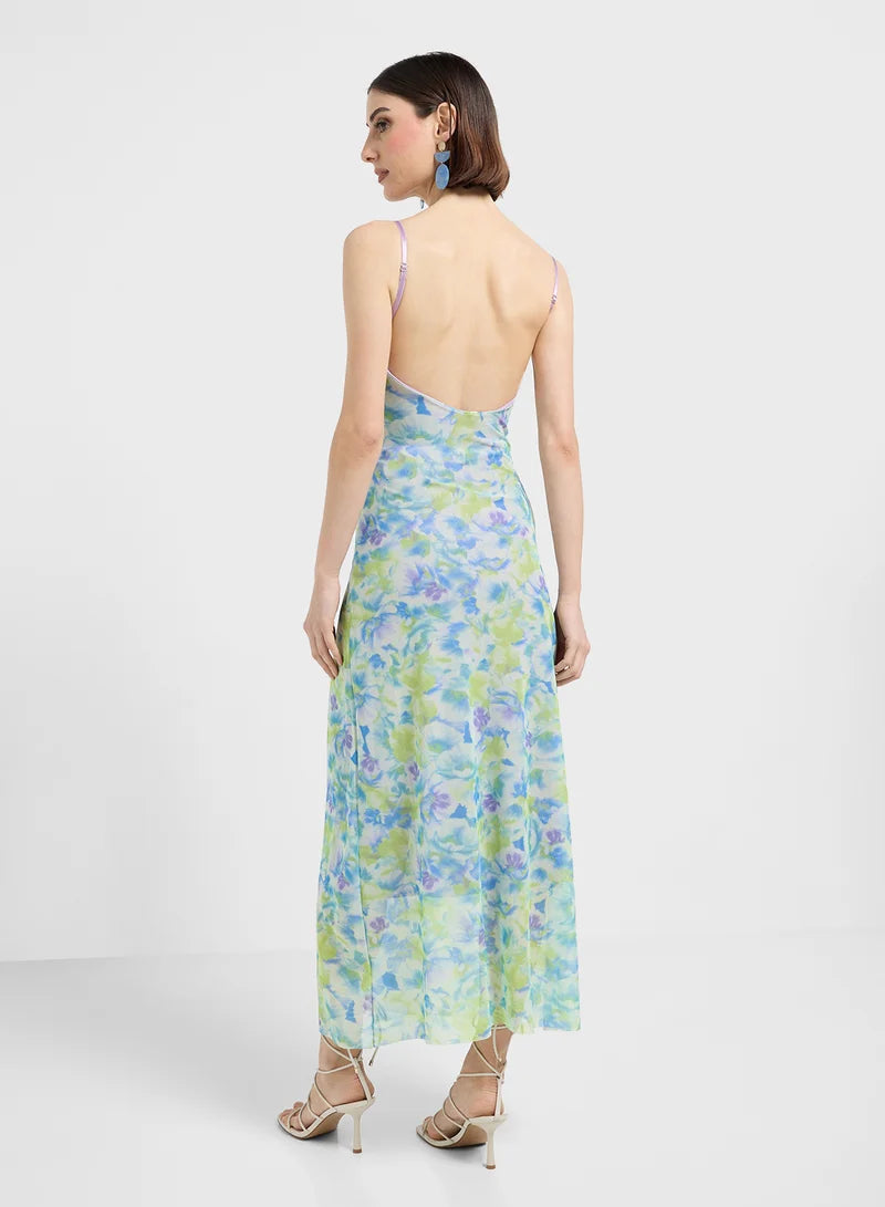 Floral Chiffon Dress