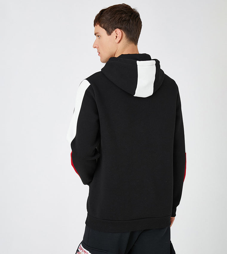 Koton, Logo Printed Long Sleeves Hoodie