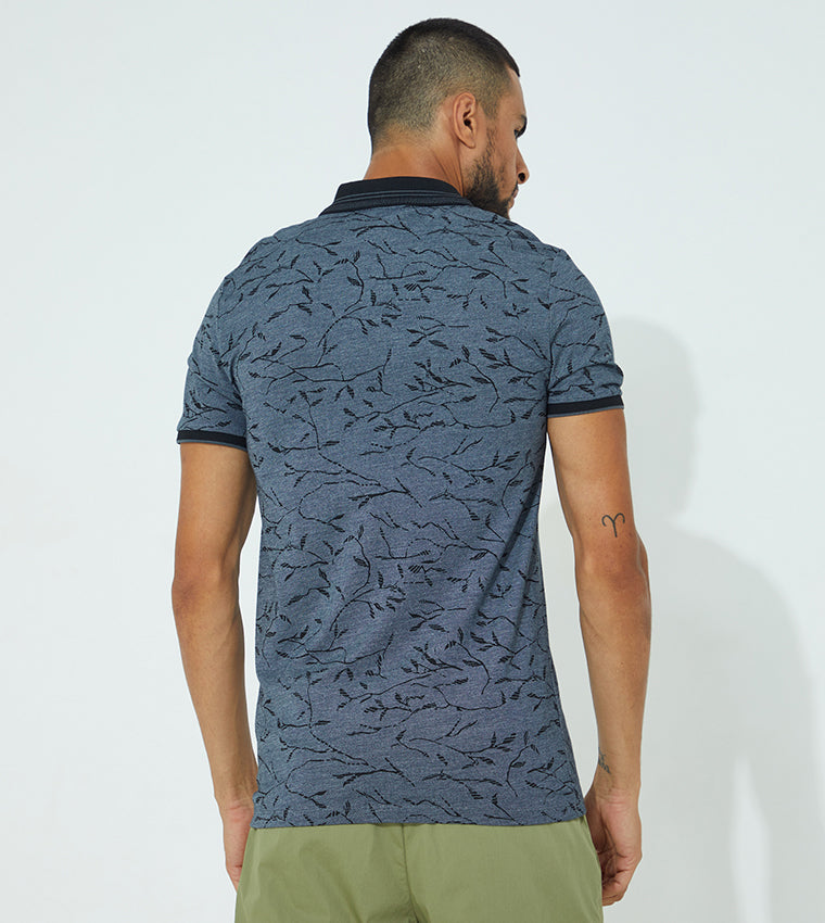 LC Waikiki, VISION Printed Pique Polo T-Shirt