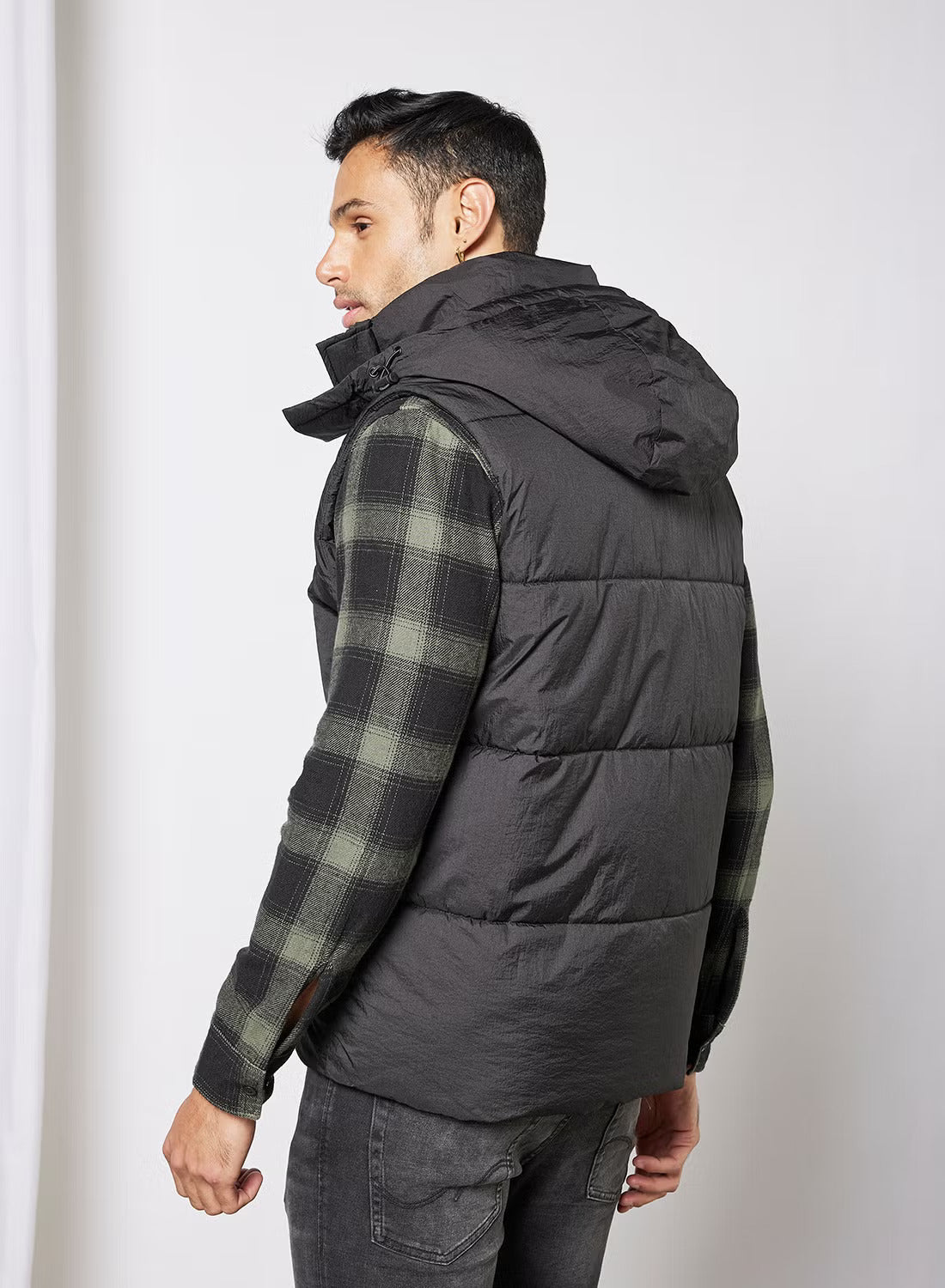 JACK & JONES, Padded Gilet Black