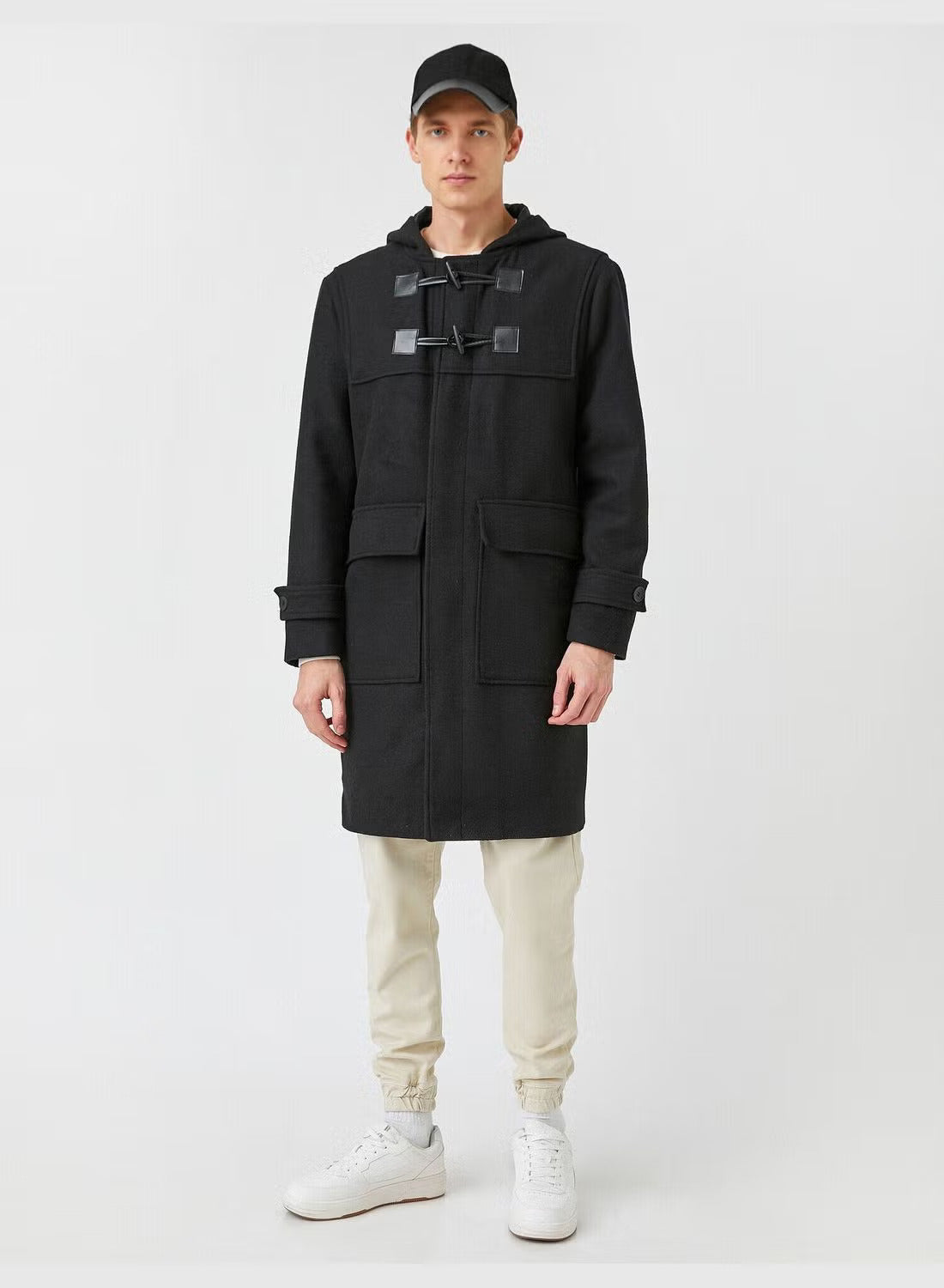 Koton, Hooded Cachet Coat